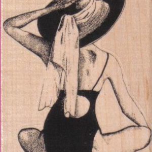 Lady Holding Hat 2 3/4 x 3 1/4-0