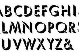 Shadow Alphabet Unmounted-0