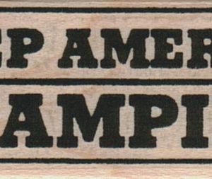 Keep America Stamping 1 x 2 1/2-0