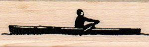 Person Rowing Canoe 3/4 x 2 1/4-0