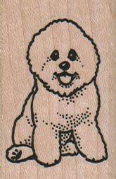 Happy Bichon 1 1/4 x 1 3/4