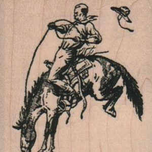 Cowboy Losing Hat 2 1/4 x 2 1/2-0