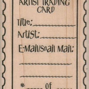 Artist Trading Card Info/Postage Stamp 2 1/2 x 3 1/2-0