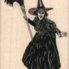 Wicked Witch With Broom/Small 2 1/4 x 3 1/4-0