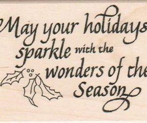 May Your Holidays Sparkle 2 1/2 x 3 3/4-0