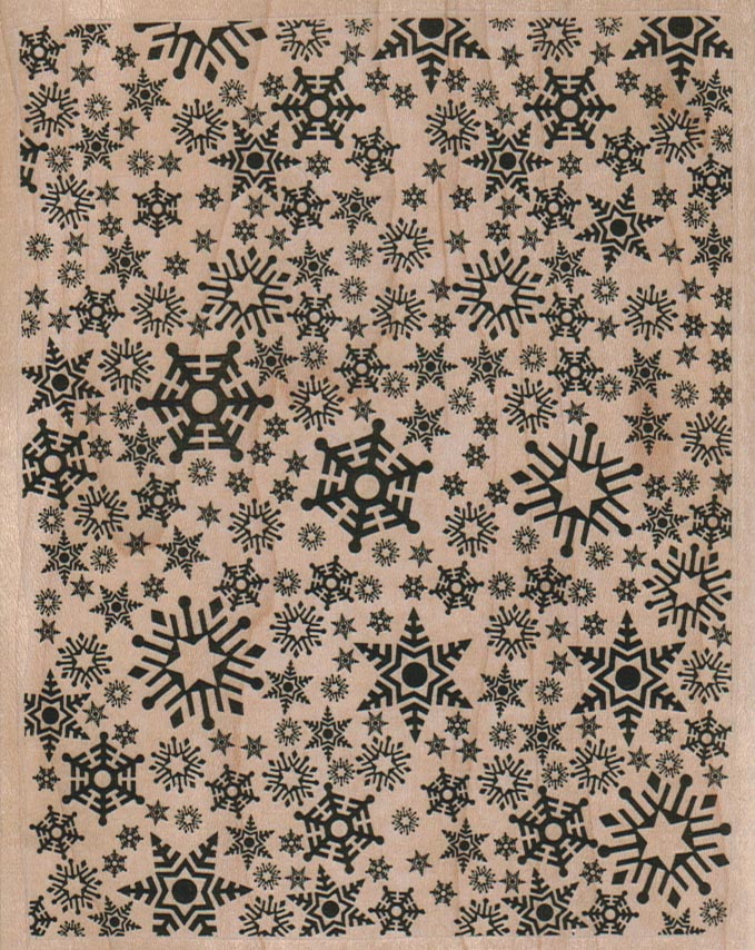 Snowflake Background 4 3/4 x 5 3/4