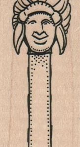 Indian Chief Pez Dispenser 1 1/4 x 3-0