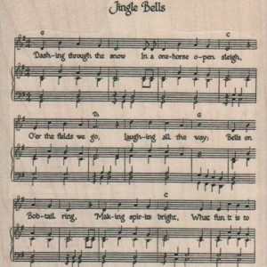 Jingle Bells 3 3/4 x 3 3/4-0