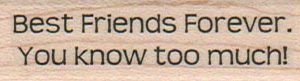 Best Friends Forever 3/4 x 2 1/4-0