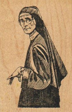 Nun With Hand Out 2 x 3