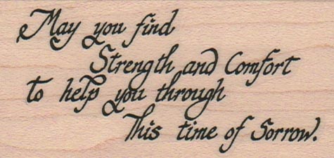 May You Find Strength 1 3/4 x 3 1/4