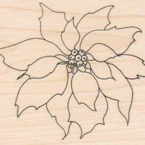 Poinsettia/Large 31/4 x 3 3/4-0