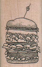 Giant Hamburger 1 1/4 x 2