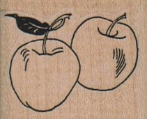 Pair O’ Apples 1 1/2 x 1 1/4