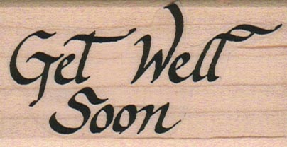 Get Well Soon 1 1/2 x 2 3/4