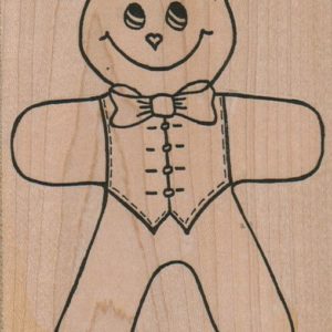 Smiling GingerBread Man Large 3 1/2 x 4 1/2-0