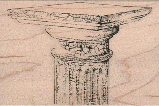 Ancient Pedestal 2 1/2 x 3 1/2