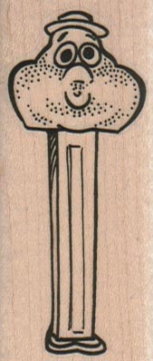 Bulgy Face Pez Dispenser 1 1/4 x 2 3/4