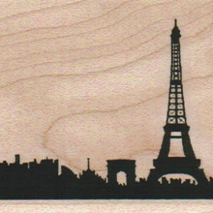 Paris Skyline 2 1/4 x 4-0