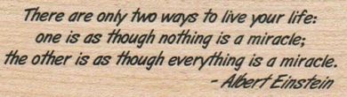 There are Only Two Ways 1 1/4 x 3 1/2