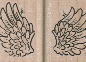 Angel/Bird Wings (Set of 2 each 1 1/4 x 1 1/2)-0