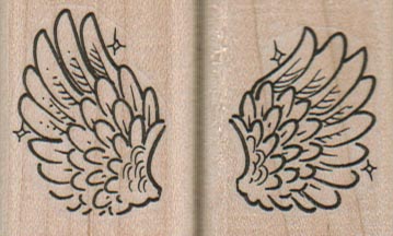 Angel/Bird Wings (Set of 2 each 1 1/4 x 1 1/2)