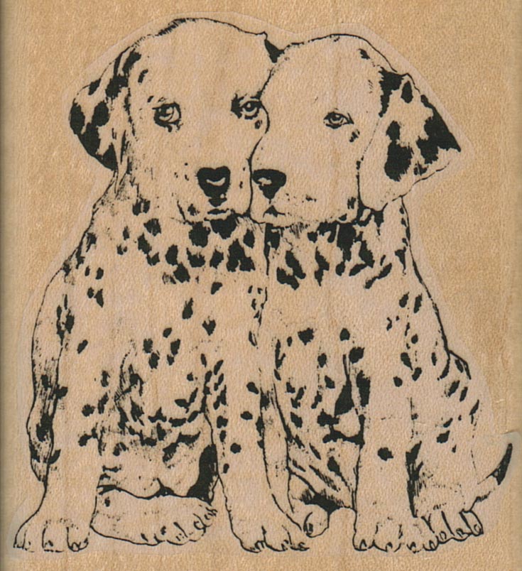 Spotted Pup Friends 2 1/2 x 2 3/4