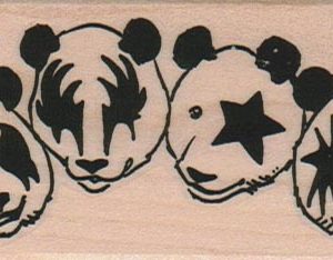 Four Panda Bears 1 3/4 x 3 1/2-0
