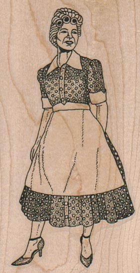 Housewife In Apron 2 x 3 3/4