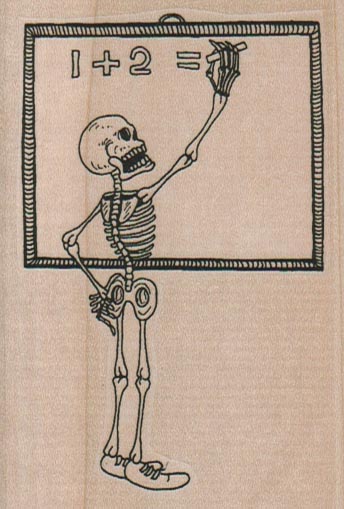 Skeleton Math 2 1/2 x 3 1/2