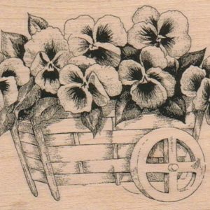 Pansy Cart 3 1/4 x 4-0