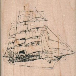 Clipper Ship 3 x 3-0