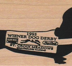 Dachshund Wiener Dog Derby 2 x 3 1/2-0