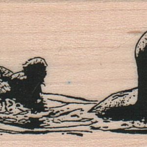 Otter Floating On Back 1 1/4 x 2 3/4-0