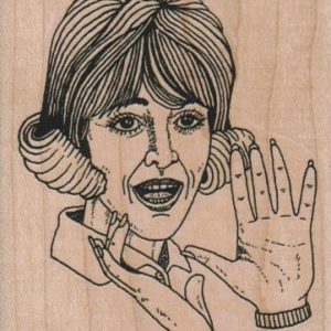 Lady With Hands Up 2 1/2 x 3-0