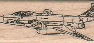Jet Fighter Plane 1 x 2 3/4-0