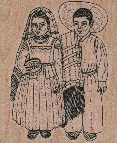 Mexican Couple 2 3/4 x 3 1/4