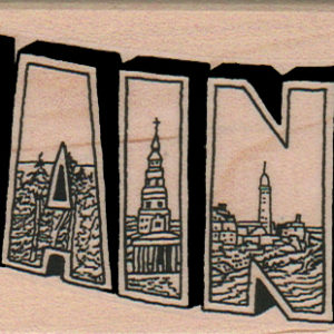 Maine Illustrated 2 1/4 x 4 1/4-0