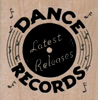 Dance Records 2 1/4 x 2 1/4