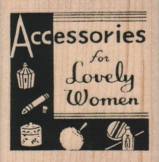 Accessories For Lovely Women 2 1/4 x 2 1/4