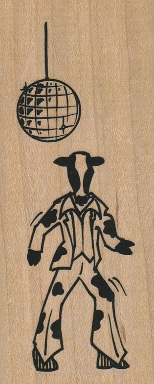 Disco Fever (Cow And Ball) 1 3/4 x 4