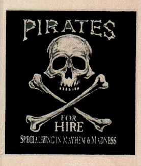 Pirates For Hire 2 x 2 1/4