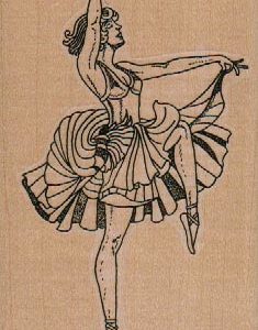 Ballet Dancer 2 1/2 x 3 3/4-0