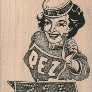 Usherette Pez Lady 3 1/4 x 4-0