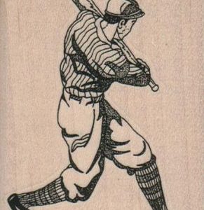 Baseball Batter 2 1/2 x 3 1/4-0