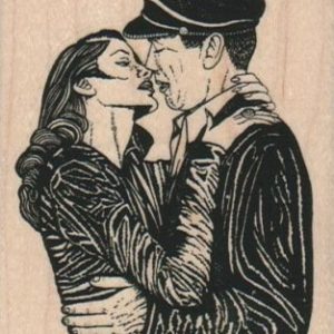 Lovers Kissing 2 3/4 x 3 1/4-0