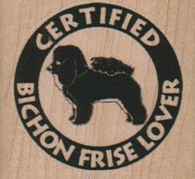 Certified Bichon Lover 2 x 1 3/4