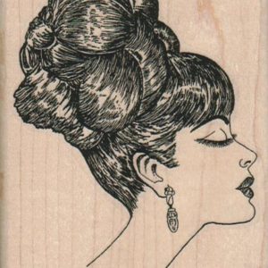 High Hair Lady 3 x 3 3/4-0