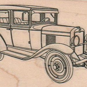 Vintage Sedan Car 2 1/4 x 3 1/4-0