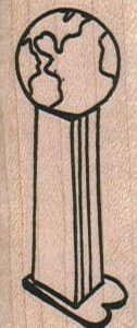 Earth Pez Dispenser 1 x 2 1/4-0